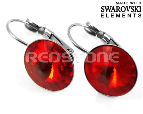 Náušnice Swarovski Elements RED8010